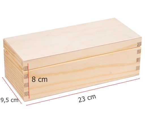 DREVENÁ KRABIČKA na čaj, 3 priehradky, HÁK NA ČAJ