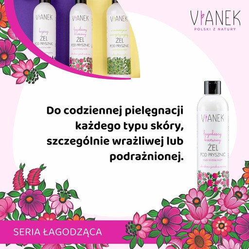 VIANEK Upokojujúci krémový sprchový gél