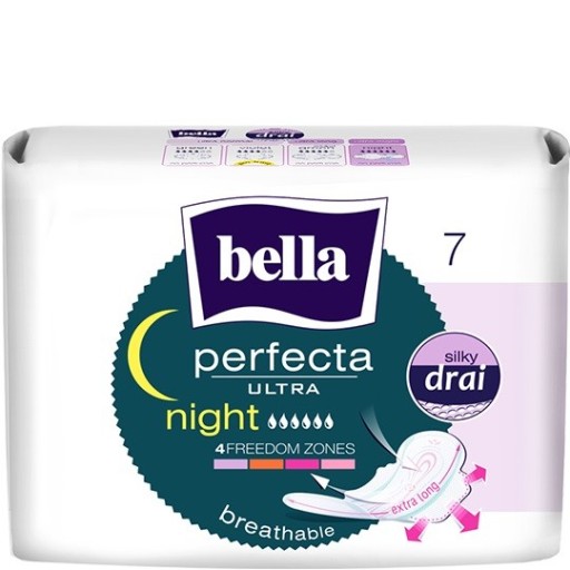 BELLA PERFECTA NIGHT SANITÁRNE VLOŽKY 7 KS