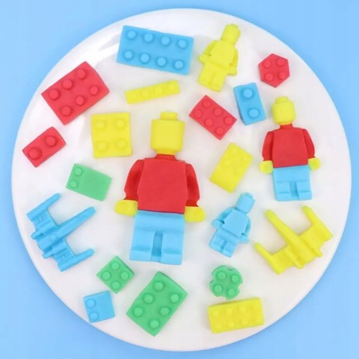 FORMA SILIKÓNOVÁ FORMA ČOKOLÁDY PRRALINES ŽELÉ TORTY LEGO 914 TEHLY