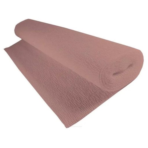 Krepový papier Taliansky krep 180 g krčený hodvábny papier č. 17E1 sivo-ružová