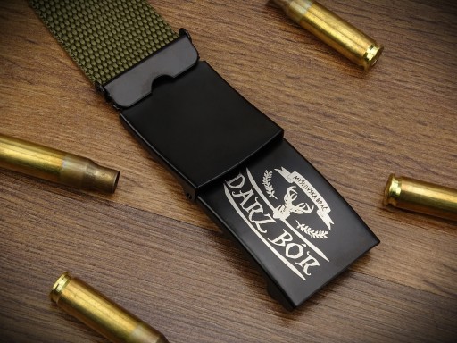 Vojenský pánsky opasok Zelený darček Forester Hunter Beater