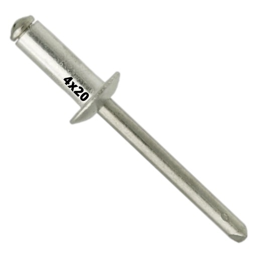 HLINÍKOVÉ SLEPÉ NITY 4x20mm NITY 50 KS