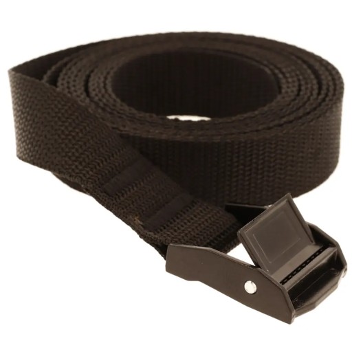 Upínací opasok 25 mm x 500 cm s čiernou samouzamykacou prackou 250 kg TAP
