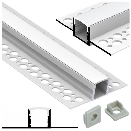 Koncovky pre LED profily (2 kusy)