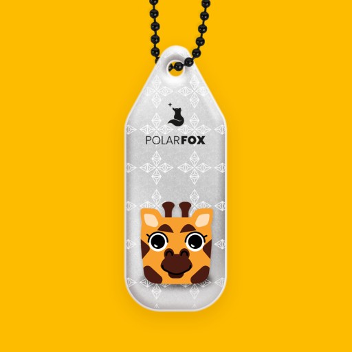 Reflexné prívesky 4+1 ks Frendo Safari PolarFox