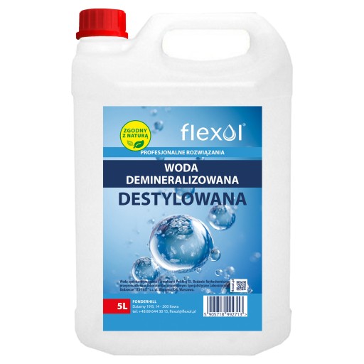 5 l destilovanej demineralizovanej vody pre chladnejšie žehličky