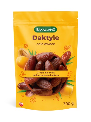 BAKALLAND Datle celé, sušené, vykôstkované 300 g