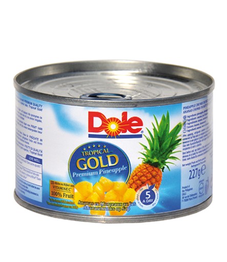 ANANÁSY V DOLE SIRUP, KUSY 227G