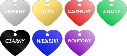 ID tag Kovový ID tag pre psa - SRDCE