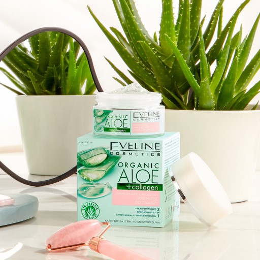 Eveline Cosmetics Organic Aloe pleťový krém-gél