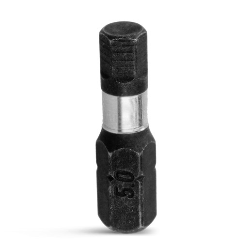 Nárazový bit HEX5 Nárazové bity 25mm | Nárazový bit pre skrutkovač 2 ks.