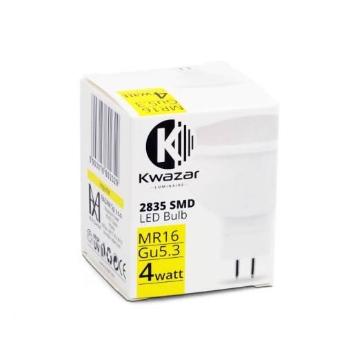 LED žiarovka 2835 SMD MR16 12V 4W=35W neutr