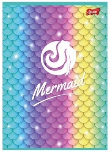 Školský zošit A5 16k kockovaný Ocean SEA Mermaid Delphins Laminovaný Unipap