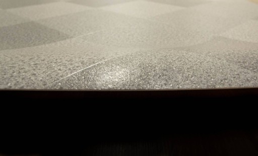 3 m široký, PVC KOBEREC AKO STRIEBORNO SIVÁ DLAŽBA