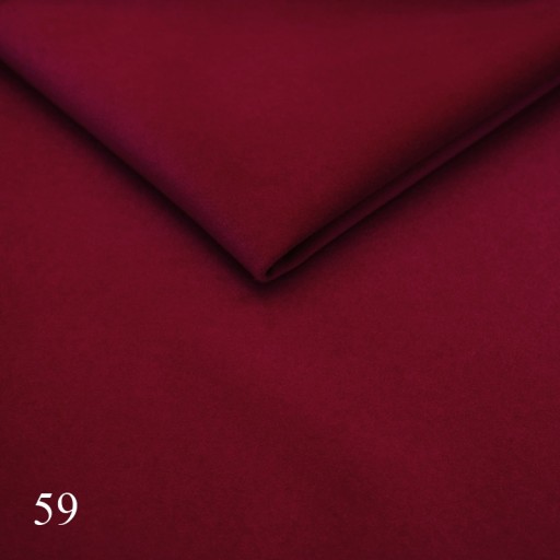 VELÚROVÁ LÁTKA MATNÁ VELVET 59 ČERVENÝ HRUBÝ FLEECE