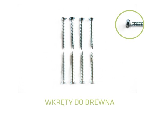 SKRUTKY DO DREVA NA MONTÁŽ PLACHTY