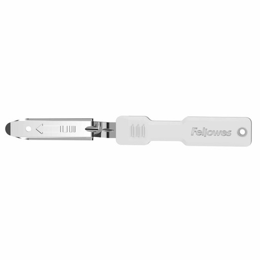 Fellowes LX815 odstraňovač sponiek s vrstvou Microban, BIELY