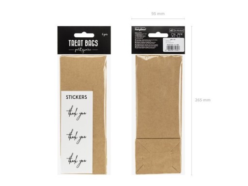 SLADKOSTI TAŠKY ďakujem za hostí kraft