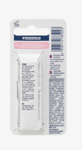 Balea Ochranný rúž Balea Rosé, 4,8 g