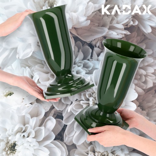 Váza, fľaša, cintorín, hrob, náhrobný kameň, zelená, 29 cm