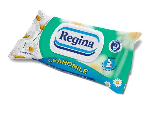 Vlhčený harmančekový toaletný papier Regina Chamomile