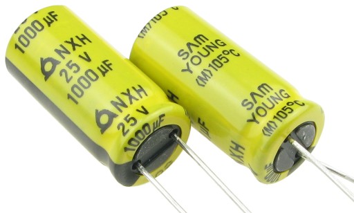 Elektrolytický kondenzátor 1000uF/25V LOW ESR SamYoung NXH /1151