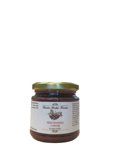 Včelina Słodka Kraina Krémový med s aróniou 250g
