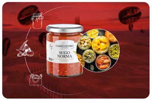 Campo d' Oro Sugo Norma Ricotta - paradajková omáčka s baklažánom 300g
