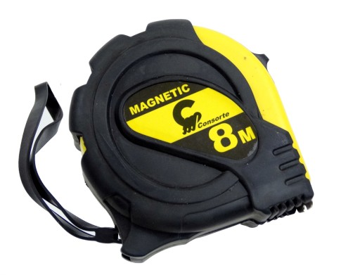 CONSORTE krajčírsky meter 8M 25mm magnet
