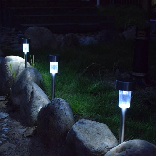 SOLÁRNA LAMPA, záhradný stožiar, zápustná lampa Goliat