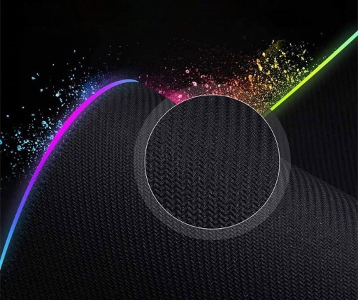 XXL podložka pod myš s LED podsvietením 80x30 cm