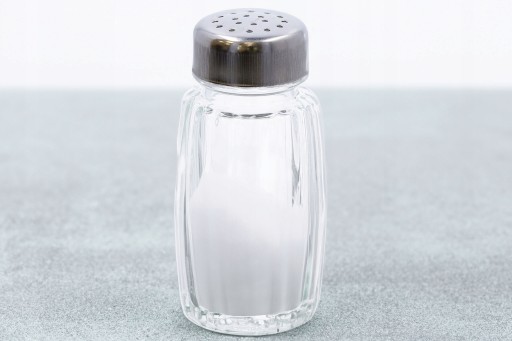 Sklenená nádoba SALT AND PEPPER CHAIN 50 ml s oceľovým dávkovačom