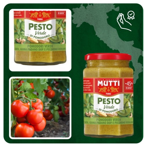 Mutti Pesto Verde pesto zo zelených paradajok 180g