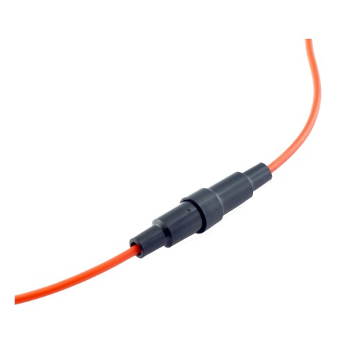Poistková objímka 5x20mm s vodičmi