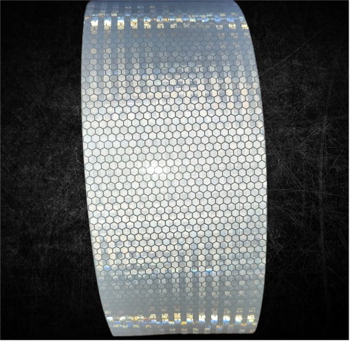 REFLEXNÁ SAMOLEPIACA NÁLEPKA BIELA VOŠTINA 10CM