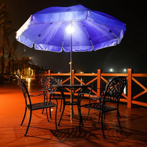 LED SOLÁRNA ŽIAROVKA 10W so solárnym panelom Camping pre garáž v suteréne 4124