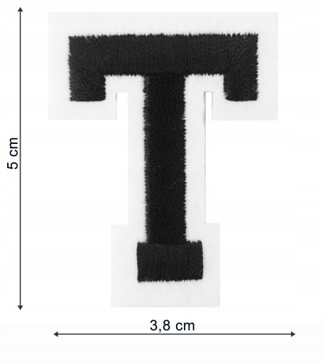 TERMO nažehľovacia náplasť LETTER T Náplasť s písmenom