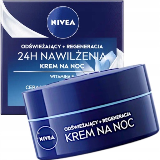 NIVEA 24H hydratačný nočný krém