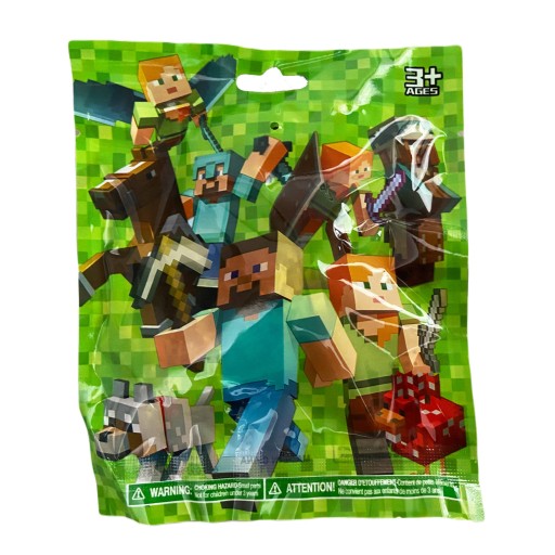 TAŠKA NA PREKVAPENIE MINECRAFT 3 KARTY + POSTAVA, PERFEKTNÝ DARČEK
