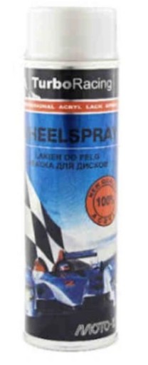 DARČEK ZADARMO# MOTO-K RIMS FARBA STRIEBORNÁ SPREJ 500ml