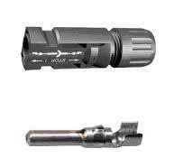 STAUBLI KÁBLOVÁ ZÁSTRČKA MC4 (-) KST4/6X-UR 6 mm²