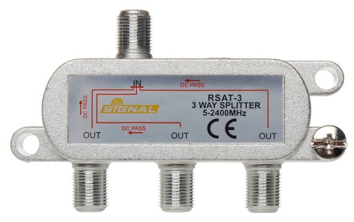 SPLITTER RI-3/1F-SAT-SIG