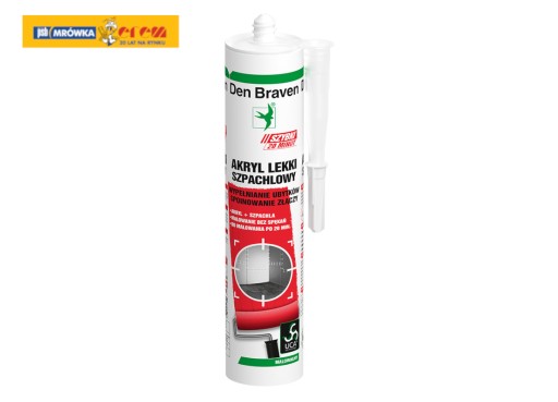 Den Braven Fast Acrylic tmel LIGHT 280ml BIELY
