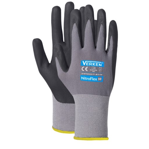 Pracovné rukavice FLEX NITRILE FOAM Nitroflex silné presné r 8 / M