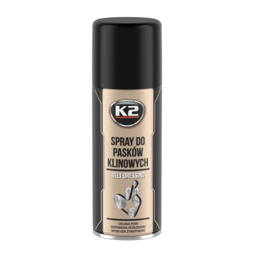 K2 Sprej na protišmykový klinový remeň 400ml