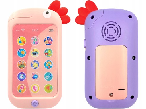 Interaktívny telefónny kohút VZDELÁVACÍ SMARTPHONE hovorí poľskými zvukmi