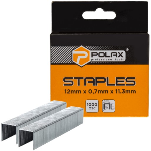 Sponky typ 53 (530/A) veľkosť 12mm POLAX - TAKER ŠTÍTKY NA ČALÚNENIE