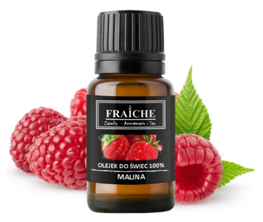 MALINOVÝ olej, parafínová vôňa sviečky, 10 ml