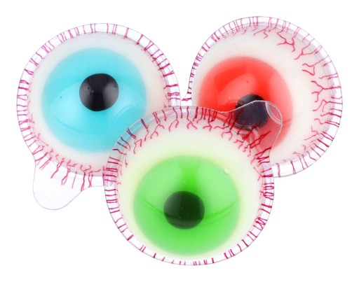 Ovocné želé TROLL EYES Eye POP Očné gombíky 4 KS